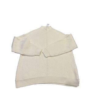 Marine Layer Skylar Turtleneck Sweater‎ Ivory Size XL